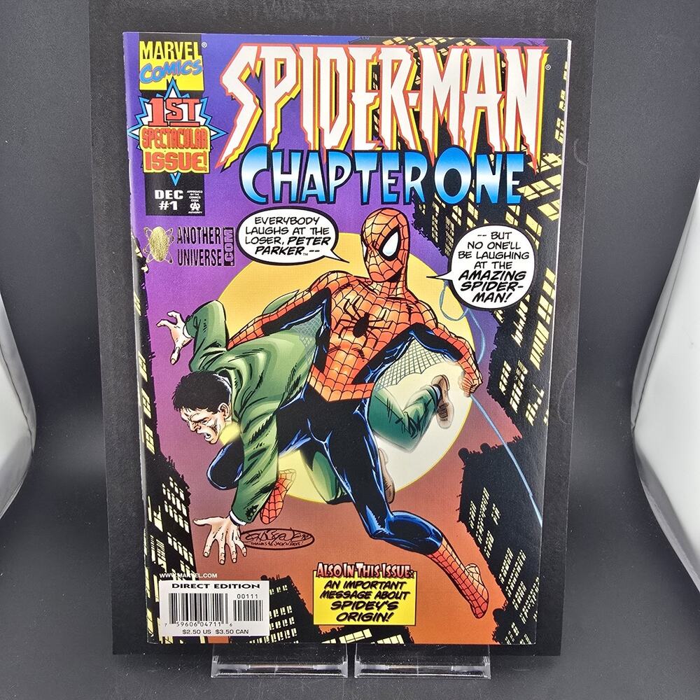 Spider-Man: Chapter One #1 Another Universe Gold Logo Variant Marvel 1998 NM/NM-